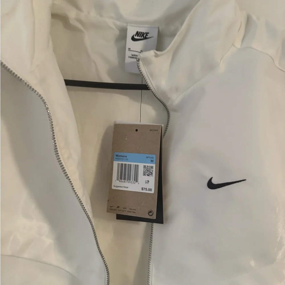 Nike Windrunner Shine Vest Zippered Pockets HV2472-133 Women's Size M - NWT - Picture 5 of 7
